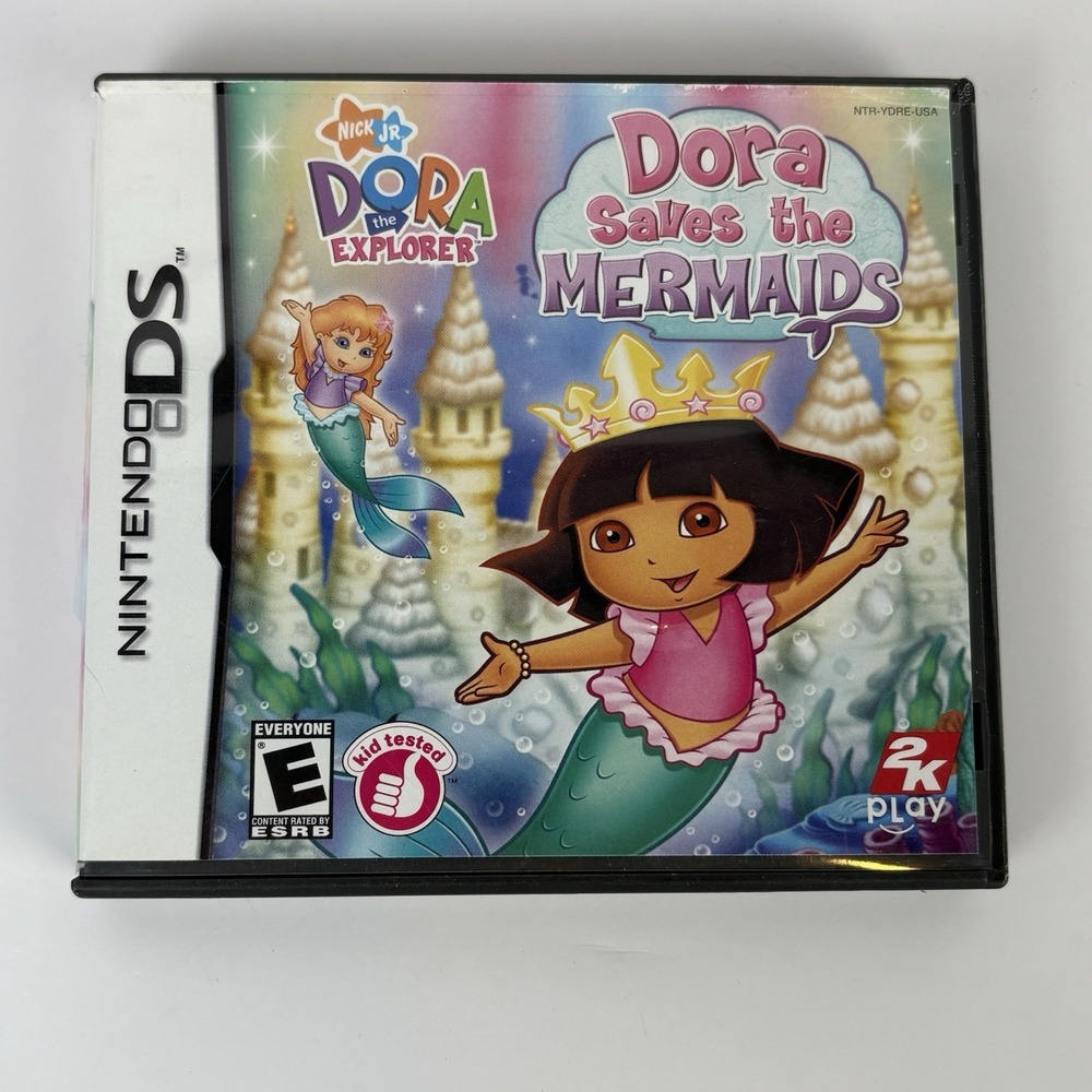 Dora the Explorer Dora Saves the Mermaids Nintendo DS Video Game Complete
